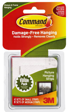 Command Picture Hanging Strip Pack  (4 lb) (12 lb)