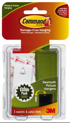 Command Saw Tooth Hanger Value Pack