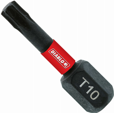 Diablo 1 in. #10 Torx Drive Bits (2-Pack)