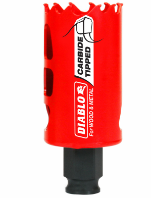 Diablo 1-1/2 in. (38mm) Carbide-Tipped Wood & Metal Holesaw