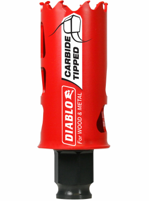 Diablo 1-1/4 in. (32mm) Carbide-Tipped Wood & Metal Holesaw