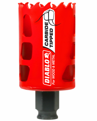 Diablo 1-3/4 in. (44mm) Carbide-Tipped Wood & Metal Holesaw