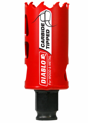 Diablo 1-3/8 in. (35mm) Carbide-Tipped Wood & Metal Holesaw