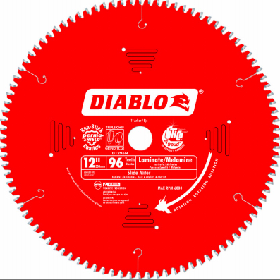 Diablo 12 in. X 96 Tooth Medium Aluminum Saw Blade