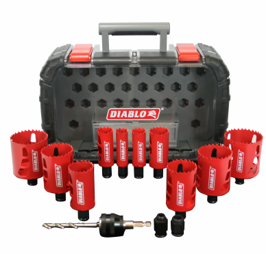 Diablo 14 pc General Purpose Bi-Metal Hole Saw Set