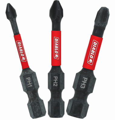 Diablo 2 in. Phillips Drive Bit Assorted Pack (3-Piece)