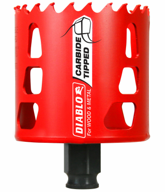 Diablo 2-11/16 in. (68mm) Carbide-Tipped Wood & Metal Holesaw