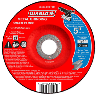 Diablo 5 in. Continuous Rim Blade  Diamond  Masonry