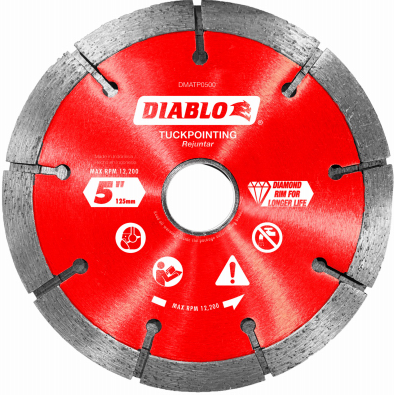 Diablo 5 in. Tuck Point Blade Diamond  Masonry