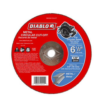 Diablo 6-1/2 in. Metal Circular Cut Off Disc