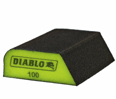 Diablo Dual Edge Sanding Sponge Finish  Grit 100