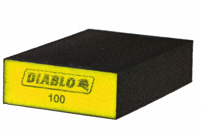 Diablo Flat Sanding Sponge Prep 100 Grit (3 pieces)