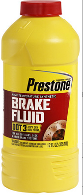 Prestone DOT 3 Brake Fluid 12oz