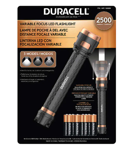 Duracell 2500 Lumens Flshlght