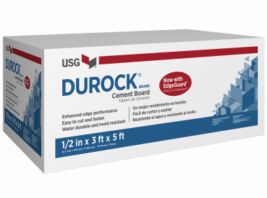 Durock 1/2x3x5 Cmnt Brd+EdgGrd