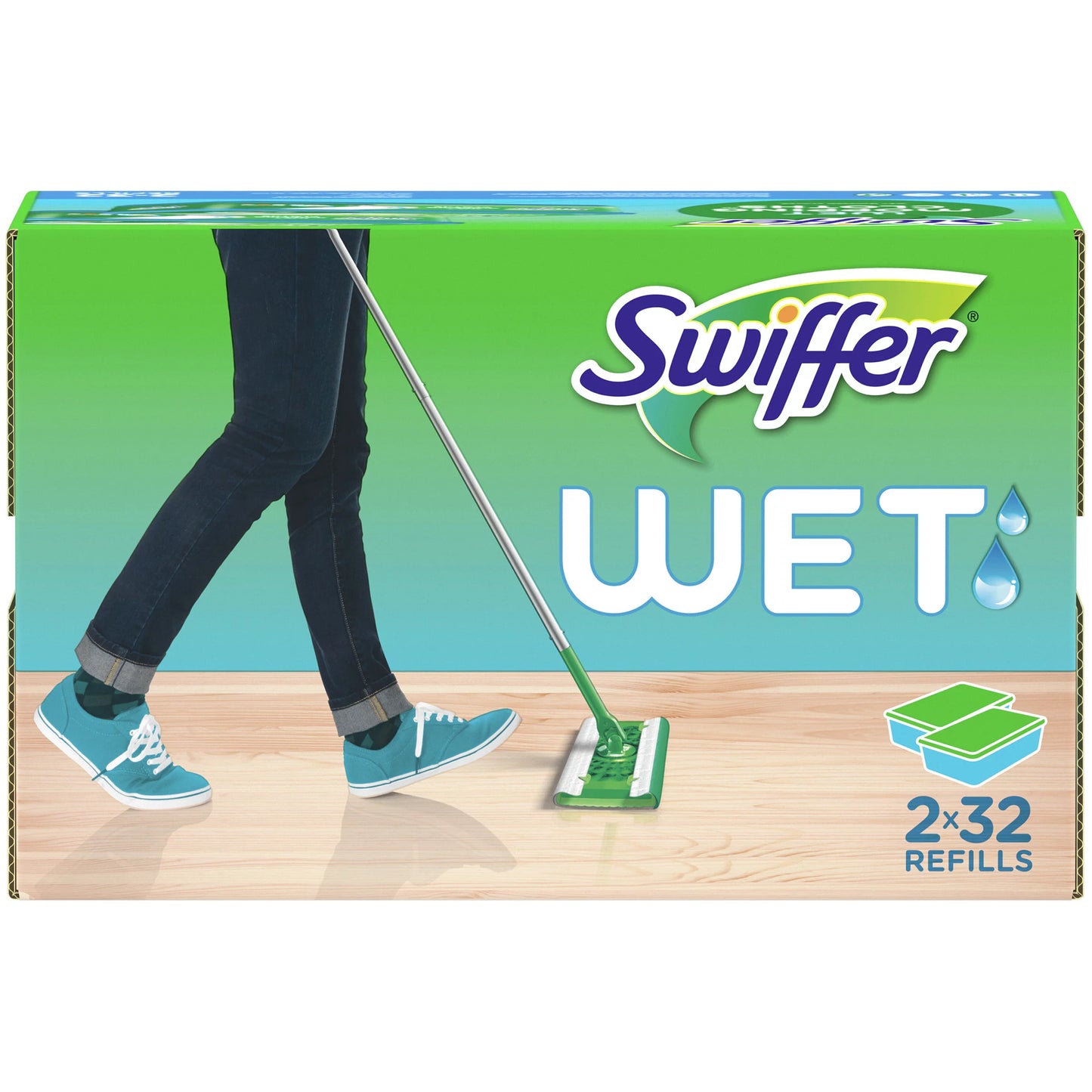 Swiffer 2x32 Wet Mop Clth Frsh