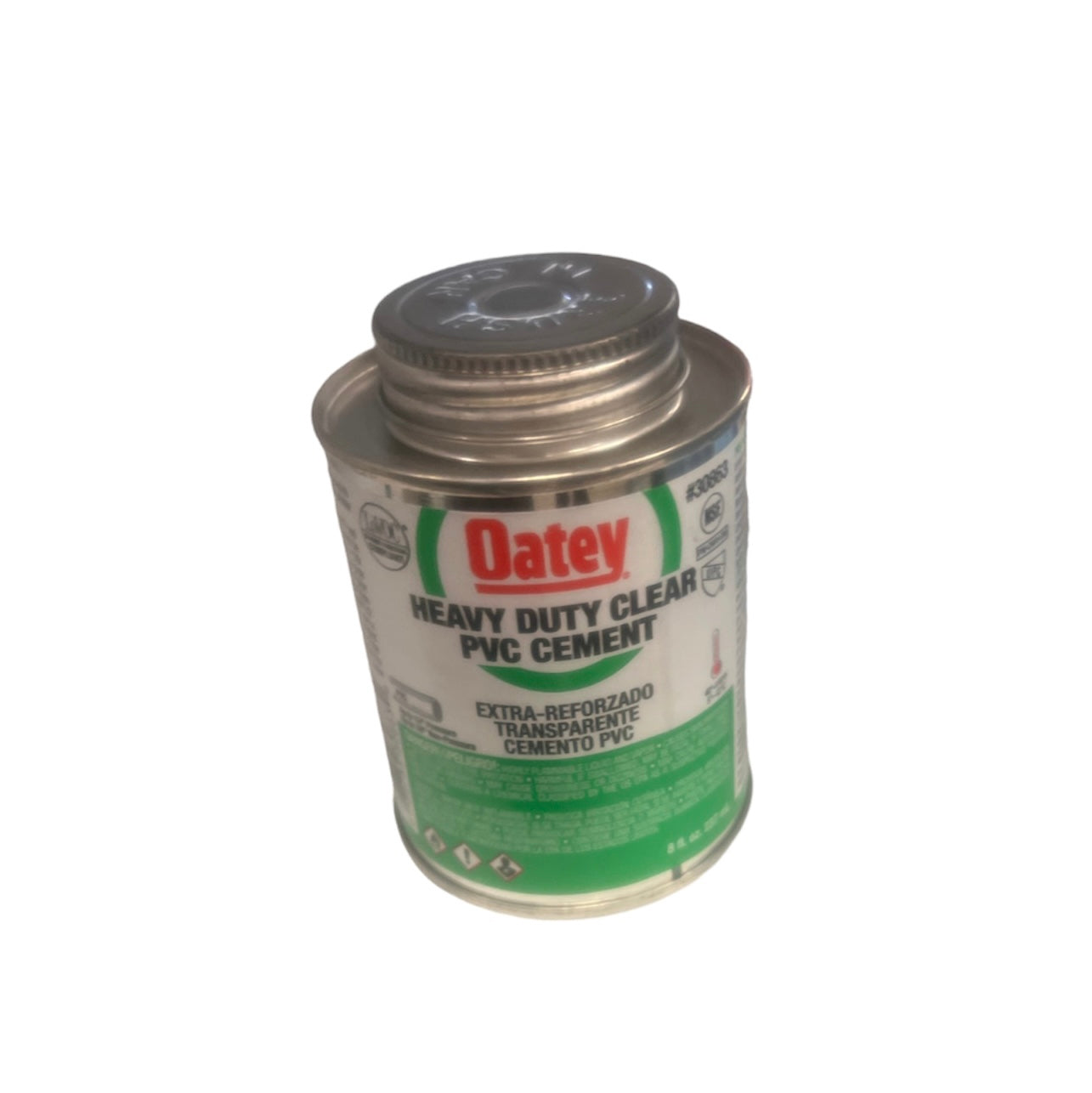 Oaety 8oz Heavy-D Clr PVC Cement