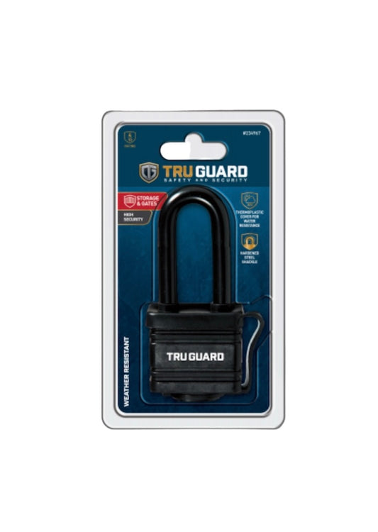 TG Keyed Padlock, All-Weather Cover, 1-9/16-In.